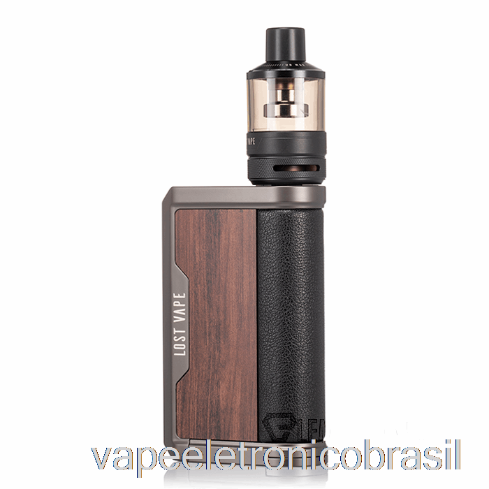 Vape Vaporesso Perdeu Vape Centaurus Q200 Starter Kit [podtank] Gunmetal Madeira De Nogueira